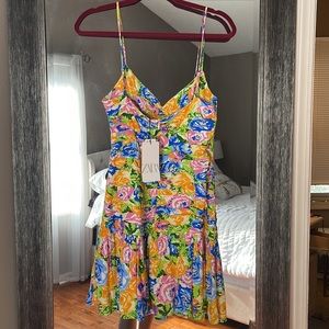 Zara floral dress